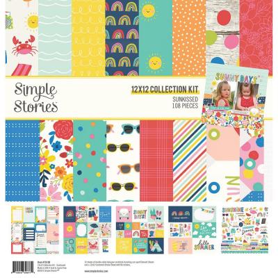 Simple Stories Sunkissed Designpapier - Collection Kit